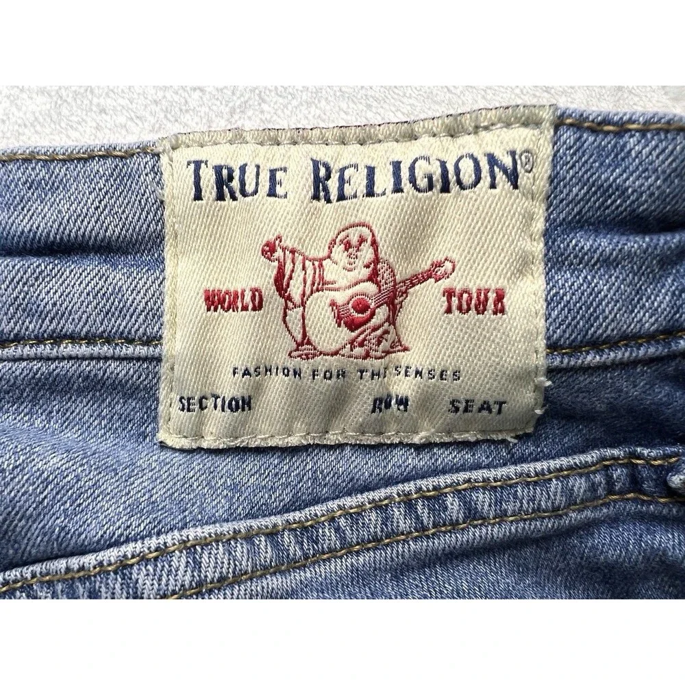 True Religion Jeans Size 29 Womens Jennie Curvy High Rise Skinny Blue Denim
